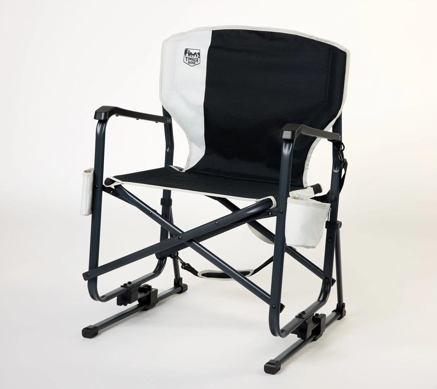 Foldable All-Terrain Rocker Chair | Timber Ridge Redwood Flow Motion DC Portable Camping Rocking Seat