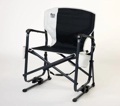 Foldable All-Terrain Rocker Chair | Timber Ridge Redwood Flow Motion DC Portable Camping Rocking Seat