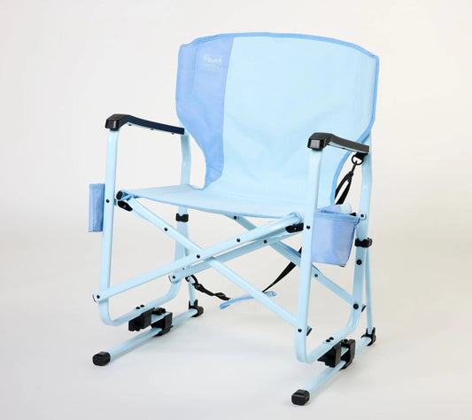Foldable All-Terrain Rocker Chair | Timber Ridge Redwood Flow Motion DC Portable Camping Rocking Seat