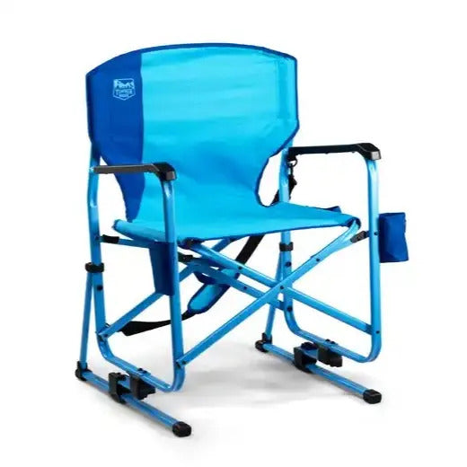 Foldable All-Terrain Rocker Chair | Timber Ridge Redwood Flow Motion DC Portable Camping Rocking Seat